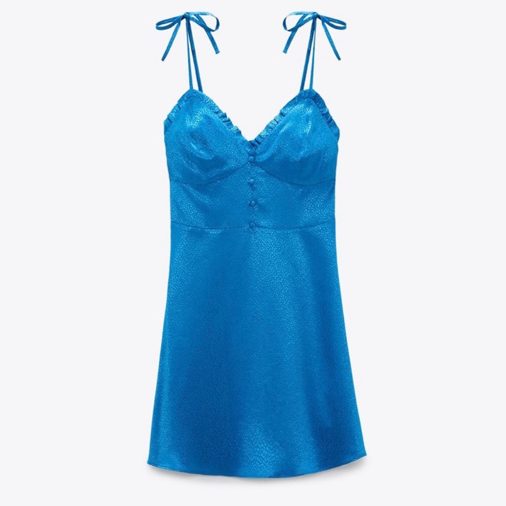 ZARA blue dress
